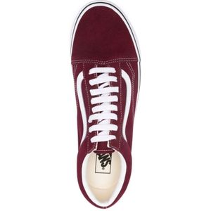 Vans, Schoenen, Heren, Rood, 44 EU, Rode Canvas Sneakers