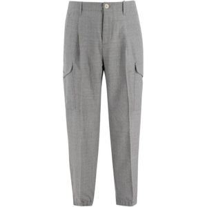 Brunello Cucinelli, Tapered Broeken Grijs, Heren, Maat:XL