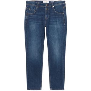 Marc O'Polo, Jeans, Dames, Blauw, W25 L30, Katoen, Theda boyfriend medium-taille jeans