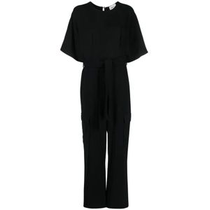 P.a.r.o.s.h., Jumpsuits & Playsuits, Dames, Zwart, XS, Polyester, Blazers