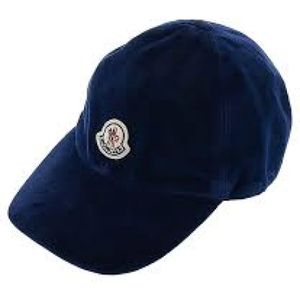 Moncler, Accessoires, Dames, Blauw, ONE Size, Stijlvolle CAP voor mannen