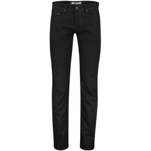 Mac, Zwarte Denim 5-Pocket Broek Zwart, Heren, Maat:W38 L34