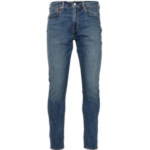 Levi's, Jeans, Heren, Blauw, W31 L32, Denim, Slimfit-jeans