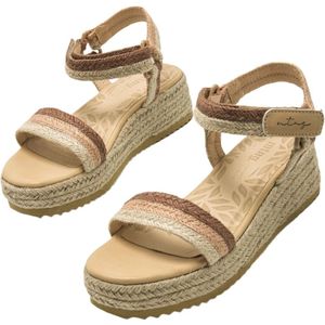 Mustang, Schoenen, Dames, Beige, 38 EU, Lydia Sandalen