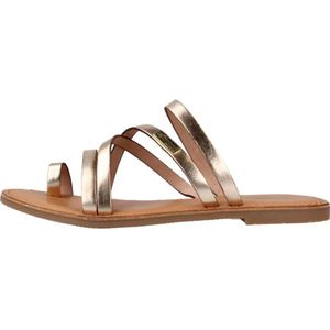 Les Tropeziennes, Flat Sandalen Geel, Dames, Maat:36 EU