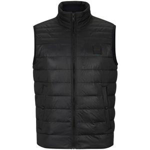 Hugo Boss, Zwarte Odeno Bodywarmer Zwart, Heren, Maat:4XL