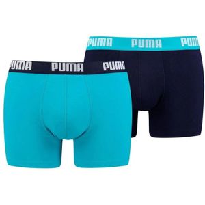Puma, Ondergoed, Heren, Blauw, S, Bokser Duo Pakket