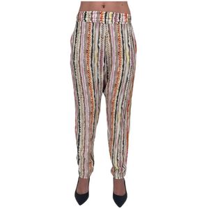 Lala Berlin, Sunset Stripe Skinny Broek Veelkleurig, Dames, Maat:S