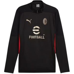 Puma, Sport, Heren, Zwart, S, Katoen, AC Milan Trainingsjack 2024/2025