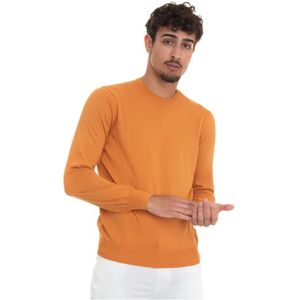 Gran Sasso, Truien, Heren, Oranje, 5Xl, Katoen, Round-neck pullover