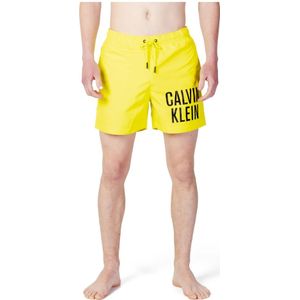 Calvin Klein Jeans, Badkleding, Heren, Geel, L, Polyester, Beachwear