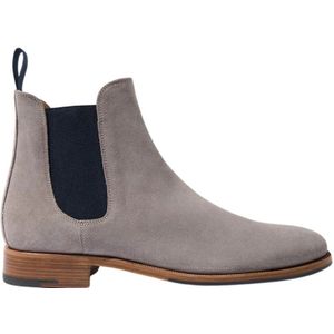 Scarosso, Schoenen, Heren, Beige, 48 EU, Leer, Giancarlo Taupe Chelsea Laarzen