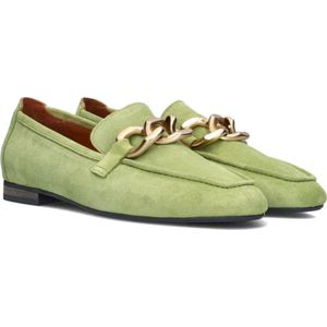 Notre-v, Schoenen, Dames, Groen, 38 EU, Suède, Dames Loafers 6114