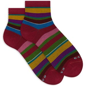 Gallo, Ondergoed, Dames, Veelkleurig, S, Katoen, Italiaanse ultralichte korte sokken Multicolor