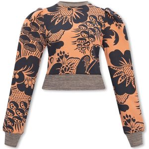 Vivienne Westwood, Aramis bedrukte sweatshirt Oranje, Dames, Maat:S