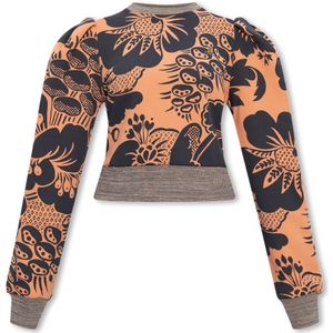 Vivienne Westwood, Sweatshirts & Hoodies, Dames, Oranje, S, Katoen, Aramis bedrukte sweatshirt