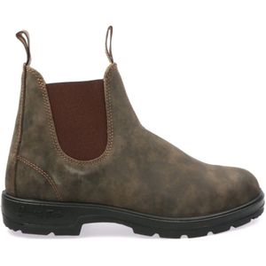 Blundstone, Rustiek Bruin Leren Laarzen Grijs, Heren, Maat:40 EU