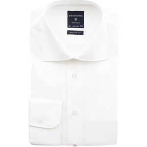 Profuomo, Overhemden, Heren, Wit, 5Xl, Katoen, Witte Business Overhemd