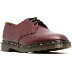 Dr. Martens, Schoenen, Heren, Rood, 44 EU, Leer, Check x Undercover Lace-up Derby