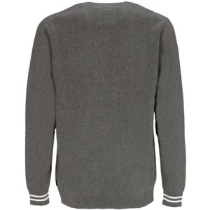 Vans, Truien, Heren, Grijs, L, Katoen, Grijs Cardigan Sweater