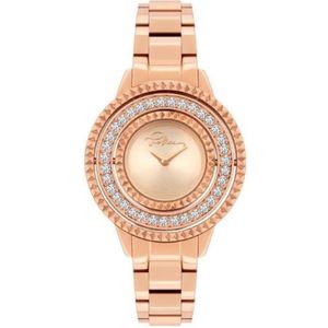 Police, Accessoires, Dames, Geel, ONE Size, Roségouden Damesmode Horloge