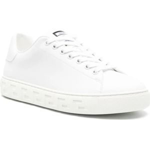Versace, Schoenen, Dames, Wit, 39 EU, Witte Sneakers voor Vrouwen