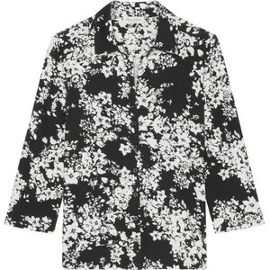 Marc O'Polo, Blouses & Shirts, Dames, Veelkleurig, XS, Reguliere jersey print blouse