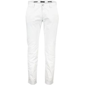 Alberto, Broeken, Heren, Grijs, W36 L32, Katoen, Grijze Chino Broek Slim Fit