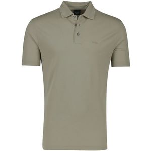 Hugo Boss, Tops, Heren, Bruin, 5Xl, Moderne Press Polo Korte Mouw Bruin