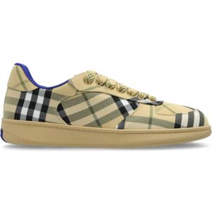 Burberry, Schoenen, Heren, Beige, 44 EU, Sportschoenen