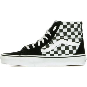 Vans, Hoge Top Checkerboard Sneakers Zwart, Heren, Maat:40 EU