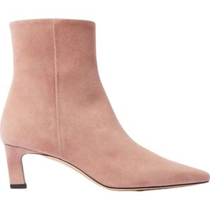 Scarosso, Schoenen, Dames, Roze, 38 EU, Suède, Kitty Roze Suède Enkellaarzen