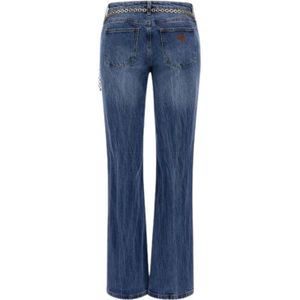 Guess, Jeans, Dames, Blauw, W30, Katoen, Flared Jeans