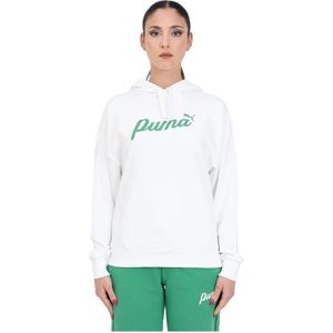 Puma, Hoodies Wit, Dames, Maat:XS