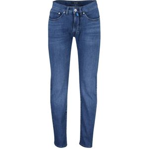 Pierre Cardin, Jeans, Heren, Blauw, W35 L34, Denim, Blauwe Denim Jeans, Slim Fit, 5-Pocket Model