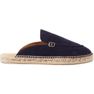 Scarosso, Schoenen, Heren, Blauw, 42 EU, Suède, Blauwe Suède Espadrilles