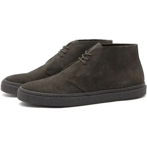 Fred Perry, Schoenen, Heren, Groen, 44 EU, Suède, Suede Enkellaars Groen