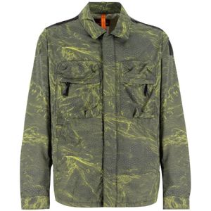 Parajumpers, Jassen, Heren, Groen, 2Xl, Nylon, Marmolada 3D Print Jas