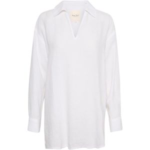 Part Two, Blouses & Shirts, Dames, Wit, XS, Linnen, Elvisapw Bl Blouse - Bright White