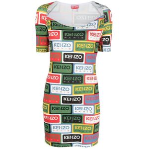 Kenzo, Short Kleedjes Veelkleurig, Dames, Maat:S