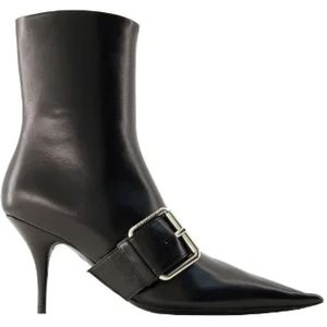 Balenciaga, Schoenen, Dames, Zwart, 40 EU, Leer, Leather boots