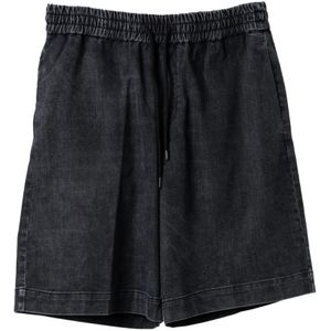 Dondup, Korte broeken, Heren, Zwart, XL, Denim, Casual Shorts