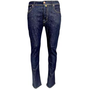 Jacob Cohën, Jeans, Heren, Blauw, W29, Katoen, Riviera Label Slim-fit Jeans