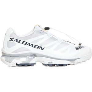 Salomon, Schoenen, Dames, Wit, 38 1/2 EU, Mesh Sneakers in Wit en Grijs