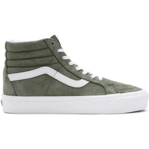 Vans, Schoenen, Heren, Groen, 40 EU, Suède, Hoge Top Pig Suede Sneakers