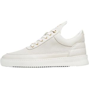 Filling Pieces, Luxe Nappa Leren Low Top Sneaker Wit, Heren, Maat:36 EU