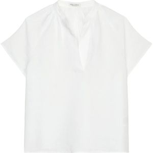 Marc O'Polo, Blouses & Shirts, Dames, Wit, 3Xl, Linnen, Linnen blouse normaal