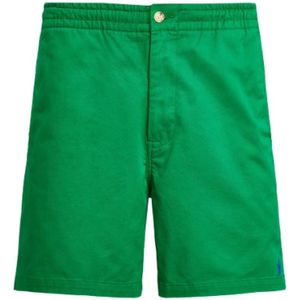 Polo Ralph Lauren, Korte broeken, Heren, Groen, XL, Katoen, Elastische taille Prepster shorts in Cruise groen