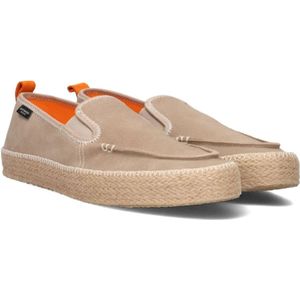 Scotch & Soda, Schoenen, Heren, Beige, 43 EU, Suède, Beige Suède Slip On Loafers