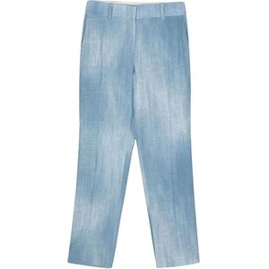 Ermanno Scervino, Jeans, Dames, Blauw, S, Denim, Blauwe Denim Pantalon